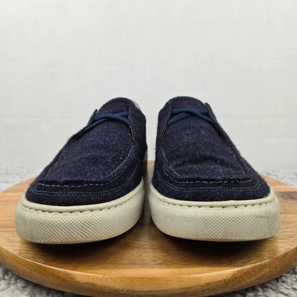 Peter Millar Mens 11 Mountainside Shetland Navy Wool Casual Lifestyle Slip On